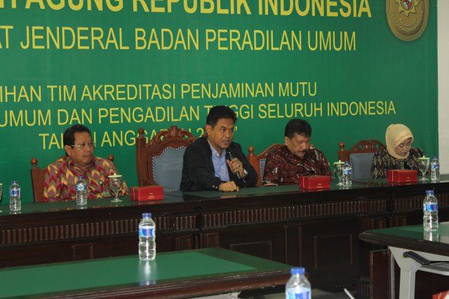 Pelatihan Tim APM Badilum dan PT Seluruh Indonesia 24-26 Februari 2016